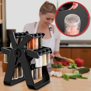 Rotējošs organizators ar 18 garšvielu burciņām | FERRISPICE