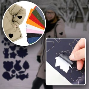 Uzlīmējami auduma labošanas plāksteri (8x dažādu krāsu) | ZAKRPKA