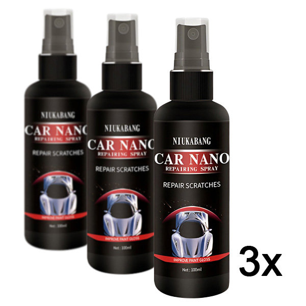 3x Auto skrāpējumu labojošs Nano aerosols | CAREASE