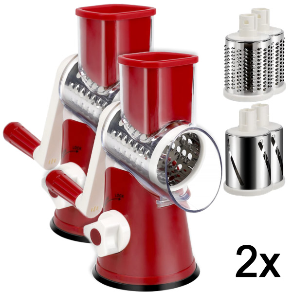 2x Dārzeņu griezējs-smalcinātājs 3-in-1 | CUTERO