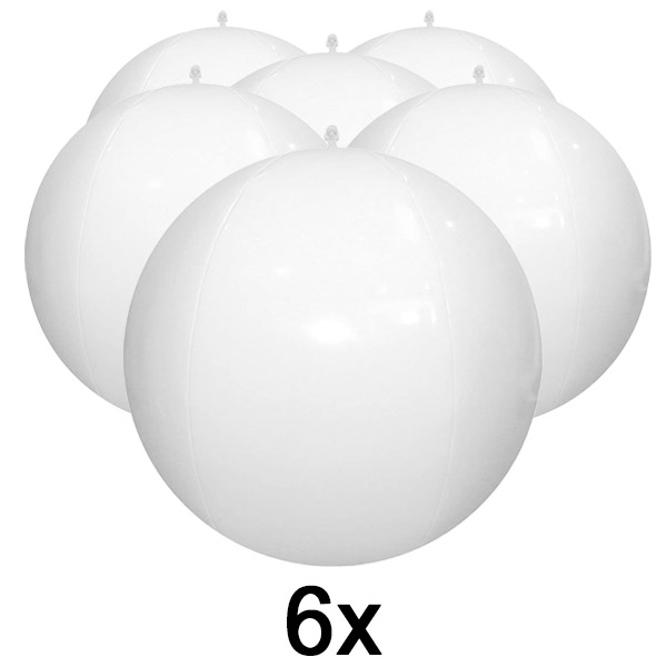 6x Piepūšamās peldošās baseina gaismas | POOLGLO