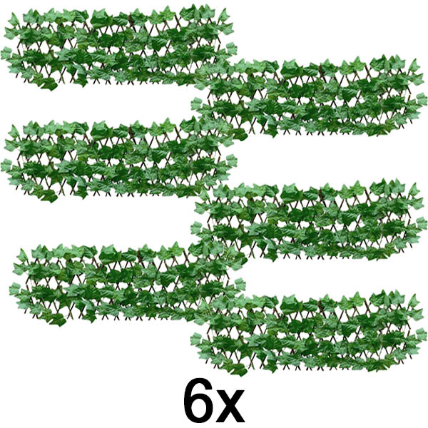 6x Dekoratīvs un praktisks žogs terasei un dārzam | GREENFENCE