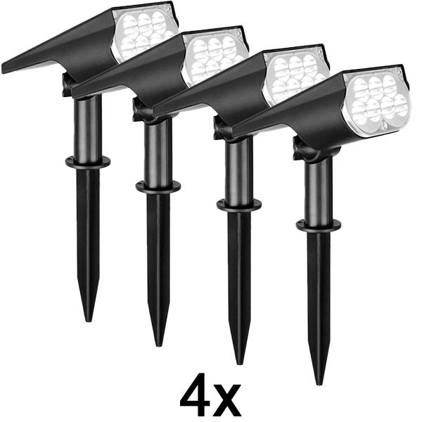 4x Āra saules enerģijas prožektors | SPOTIKE
