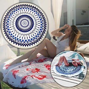 Apaļš pludmales dvielis | CUBALINKA