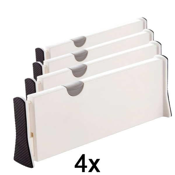 4x Regulējami atvilktņu vai plauktu sadalītāji | DIVISERINO