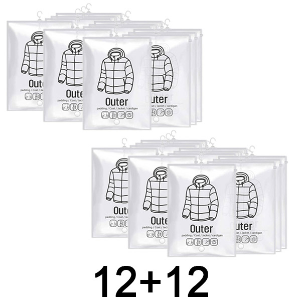 3x Piekaramie vakuuma maisiņi (4 gab.) | VACUHANG 4+4 BEZMAKSAS