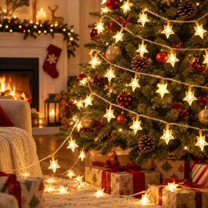 Zvaigžņu formas pasaku virtenes gaismas (6 m) | STARYGLOW